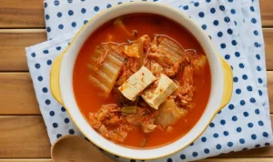 Resep sup kimchi tahu pedas pedas
